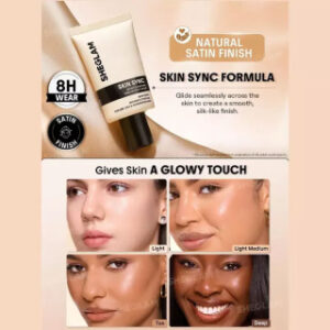 کرم پودر شیگلم مدل skin sync حجم ۳۰ میلی لیتر