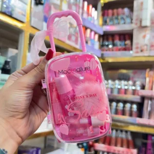 ست لیپ گلاس چمدانی موکالر Sweet Makeup Beauty Set