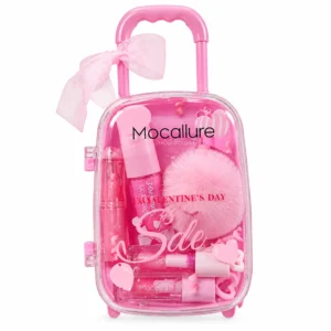 ست لیپ گلاس چمدانی موکالر Sweet Makeup Beauty Set